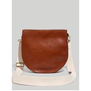 Madewell $158 The Transport Saddlebag English Saddle Brown MD185 D